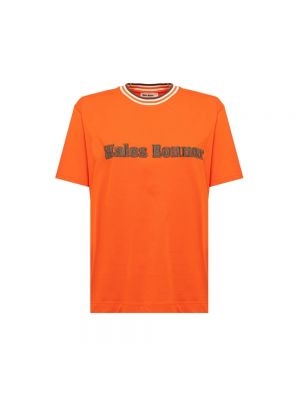 Koszulka z krótkim rękawem Wales Bonner pomarańczowa