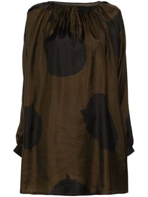 Блуза с принт с абстрактен десен Uma Wang
