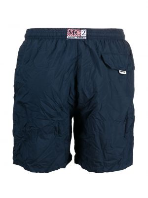Einfarbige shorts Mc2 Saint Barth blau