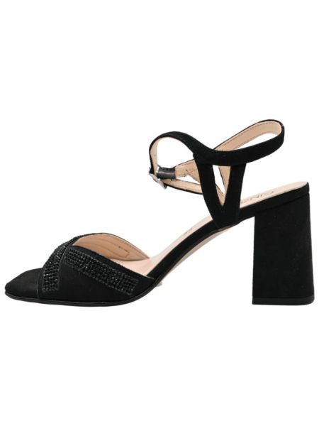 Elegante sandale mit absatz mit hohem absatz Cinzia Soft schwarz