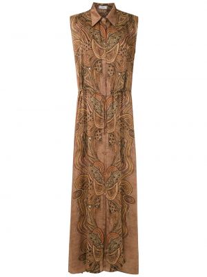 Kleid mit print mit paisleymuster Amir Slama