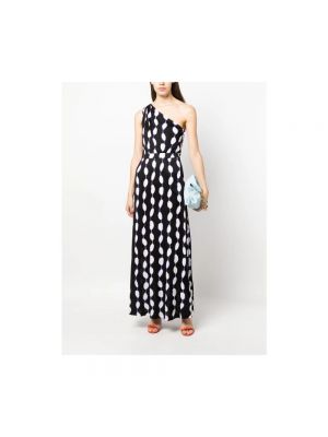 Vestido largo con estampado con estampado abstracto Diane Von Furstenberg