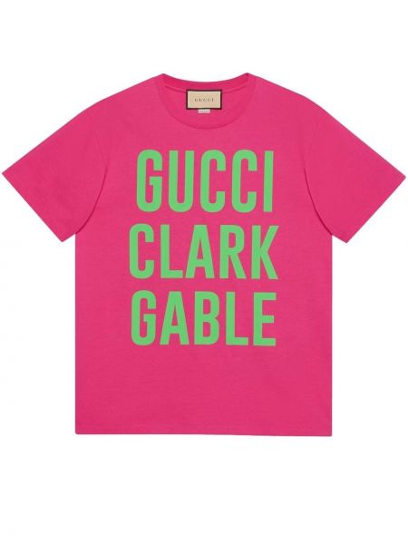 Тениска с принт Gucci