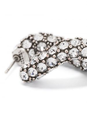 Žiedas su kristalais Isabel Marant sidabrinė