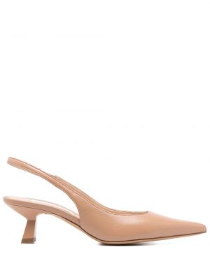 Leder pumps Roberto Festa beige