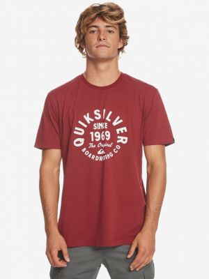 T-shirt Quiksilver rot