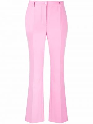 Kalhoty s páskem Boutique Moschino - růžová