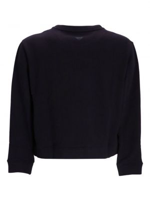 Sweatshirt aus baumwoll mit print Emporio Armani schwarz