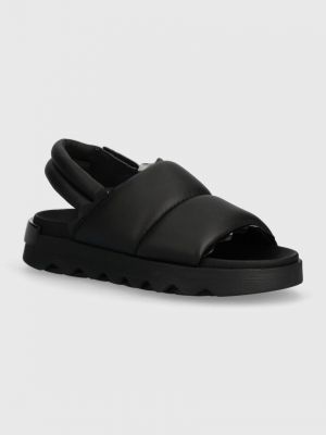 Sandale din piele slingback Sorel negru