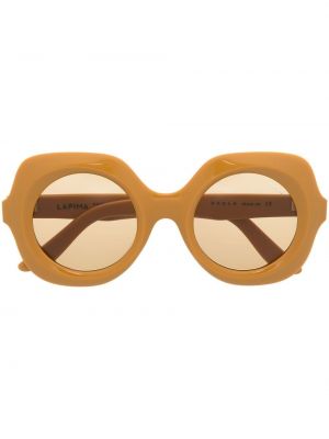 Oversize saulesbrilles Lapima oranžs