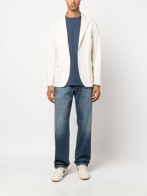 Pruhovaná bavlněná džínová košile s výšivkou Polo Ralph Lauren