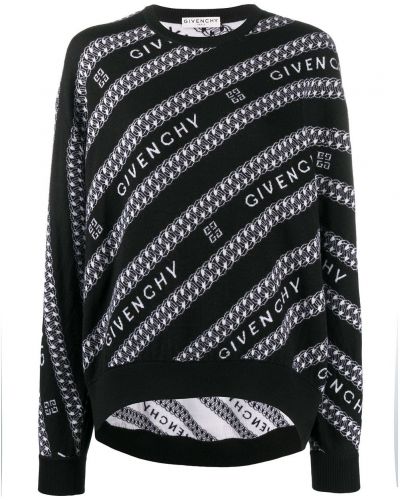 Jersey a rayas de tela jersey Givenchy negro