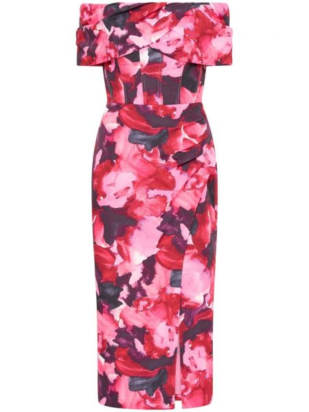 Κοκτέιλ φόρεμα Rebecca Vallance ροζ