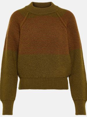 Вълнен пуловер Tod's кафяво