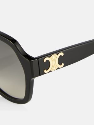 Oversized sluneční brýle Celine Eyewear černé