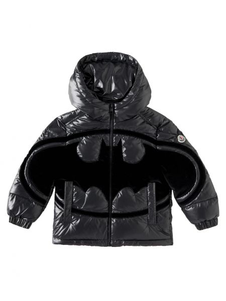 Untuvatakki pojille Moncler Enfant musta