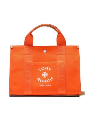 Geantă shopper Tory Burch portocaliu