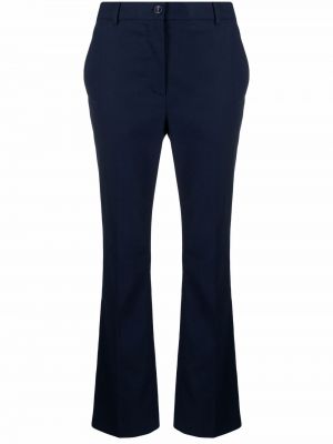 Pantaloni cu talie înaltă Boutique Moschino albastru