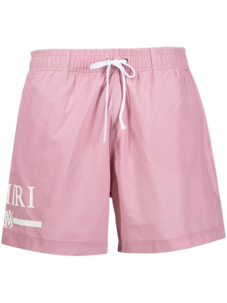 Trykt shorts Amiri rosa