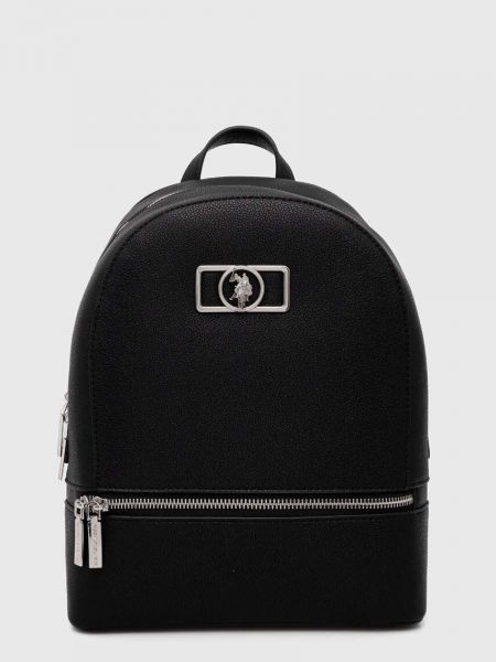 Черный однотонный рюкзак U.s. Polo Assn.