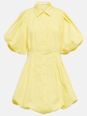 Sukienka mini plisowana Simkhai żółta