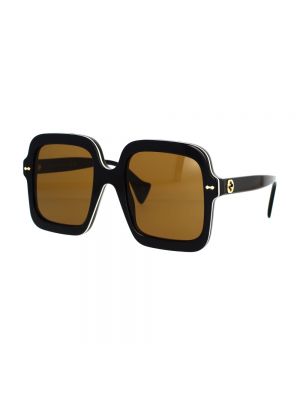Okulary przeciwsłoneczne oversize Gucci czarne