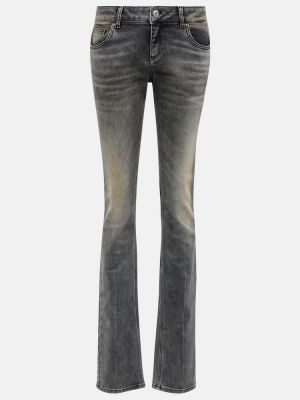Jeans skinny taille basse Blumarine gris