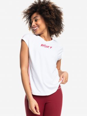 Tričko s nápisem Roxy bílé
