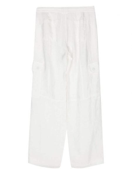 „cargo“ stiliaus kelnės Simkhai balta