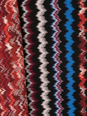 Echarpe en laine à imprimé Missoni noir