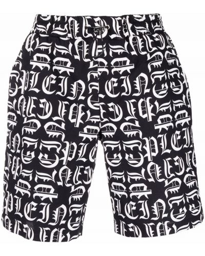 Trykt shorts Philipp Plein svart