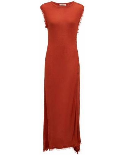 Платье атласное Bec & Bridge, оранжевое