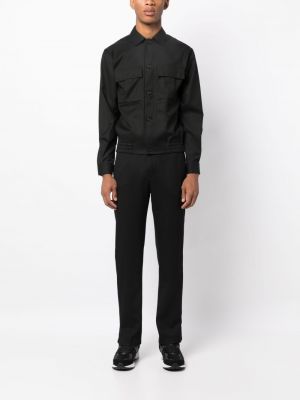 Vlněné rovné kalhoty Represent černé
