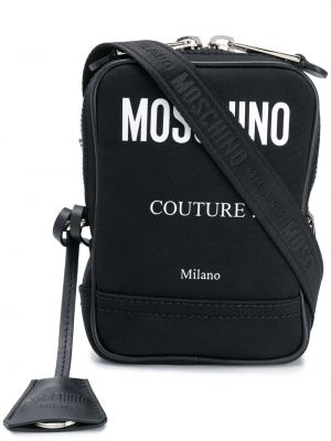Чанта за ръка Moschino черно