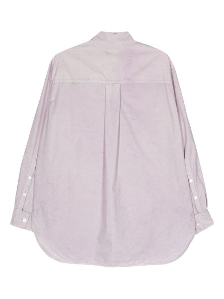 Robe chemise en coton Quira violet