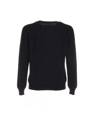 Sweter z okrągłym dekoltem Paolo Fiorillo Capri czarny