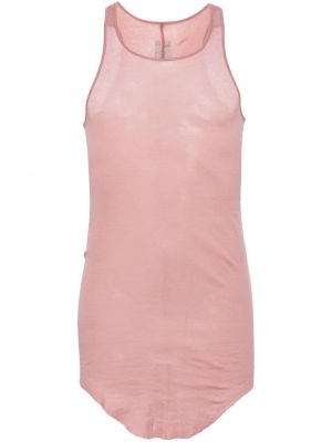 Βαμβακερό πουκάμισο Rick Owens ροζ