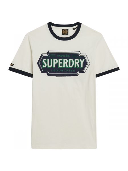 Tričko s krátkými rukávy Superdry bílé