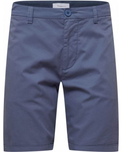 Pantaloni chino Knowledgecotton Apparel blu