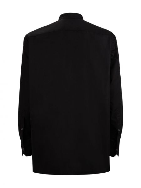 Camisa de flores de malla Valentino negro