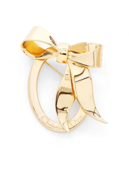 Brosche mit schleife Christian Dior Pre-owned gold