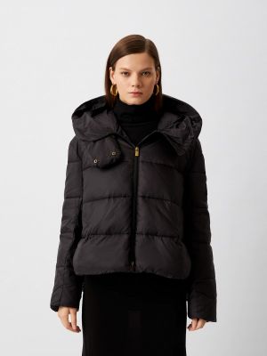 Утепленная демисезонная куртка Pinko черная