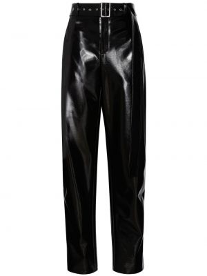 Pantalon en cuir Lapointe noir