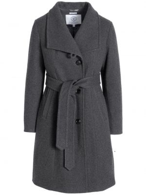 Vlněný kabát Norwegian Wool šedý