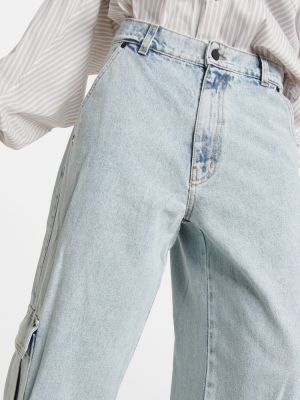 Jeans taille basse The Mannei bleu