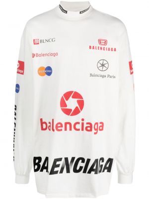 Тениска Balenciaga бяло