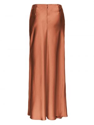 Długa spódnica drapowana Pinko brązowa