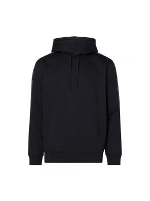Sweter z kapturem polarowy z kapturem Calvin Klein czarny