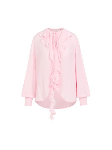 Bluzka Victoria Beckham różowa