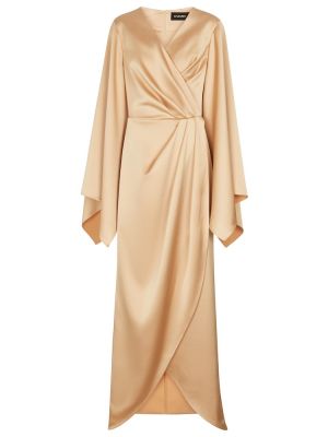 Σατέν μάξι φόρεμα Rasario χρυσό